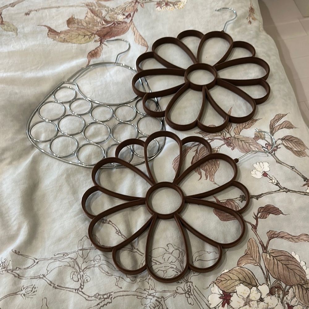 Hanging Closet Organizers-Set of 3. Perfect for Scarves and Accessories